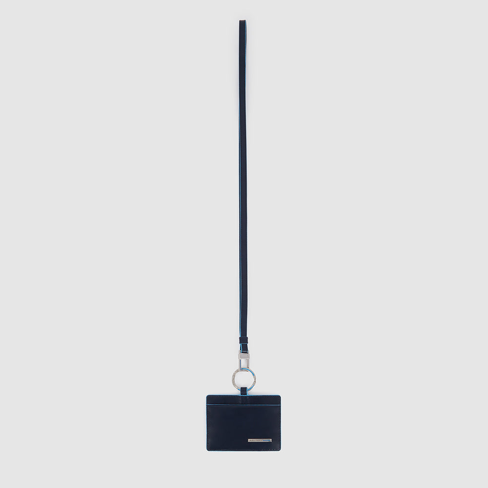 Piquadro Id card badge holder with removable neck strap Offerte