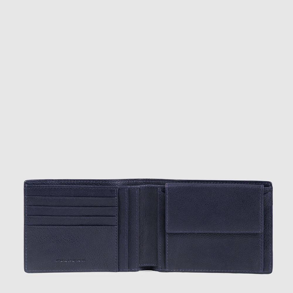 Piquadro Men’s wallet with coin pocket Nuova