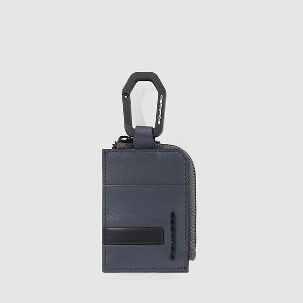 Piquadro Women's key case with carabiner hook