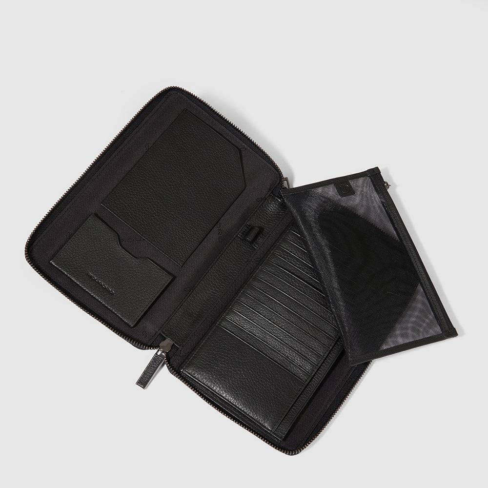 Piquadro Zip-around travel document holder Italy