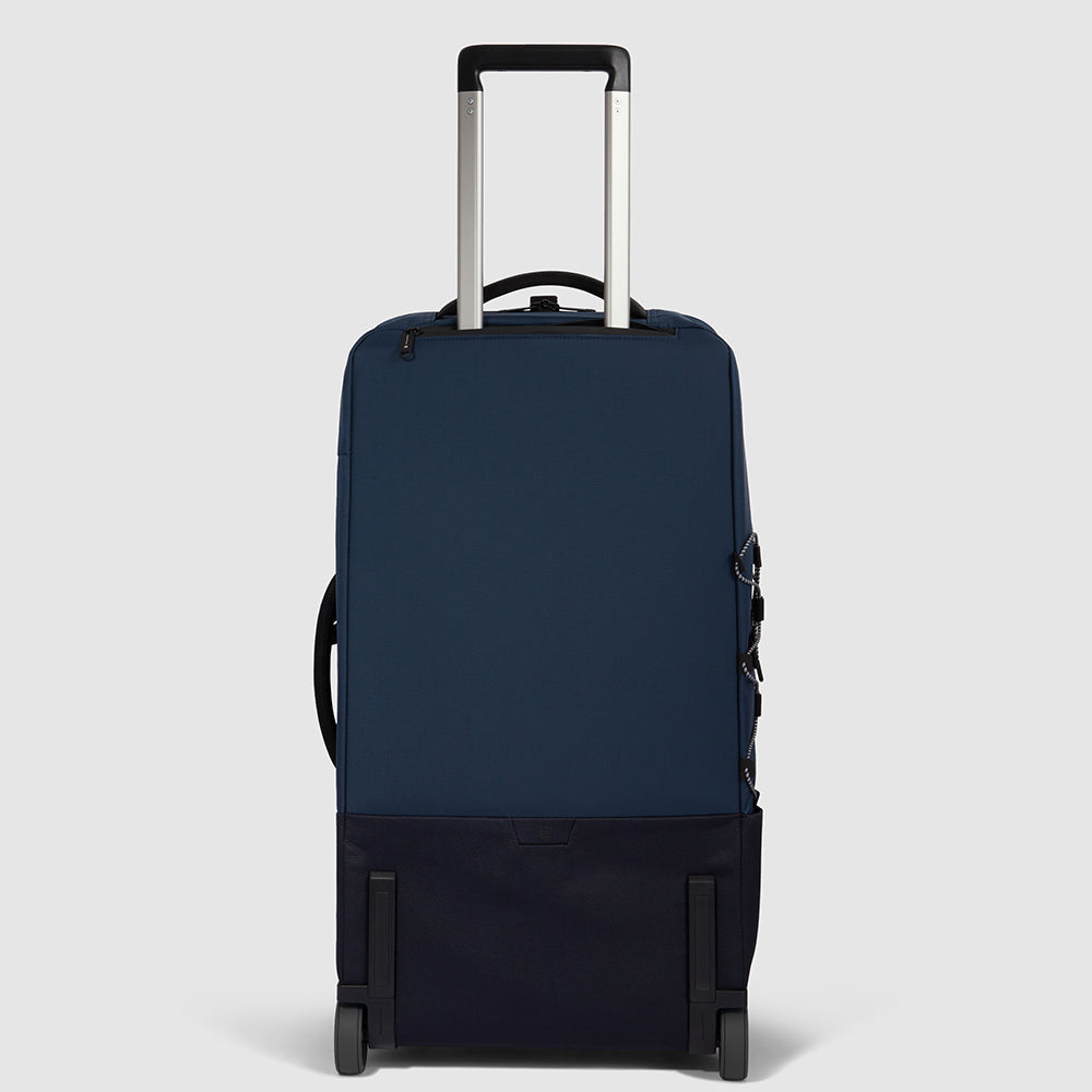 Piquadro Modular wheeled duffel in recycled fabric Negozio