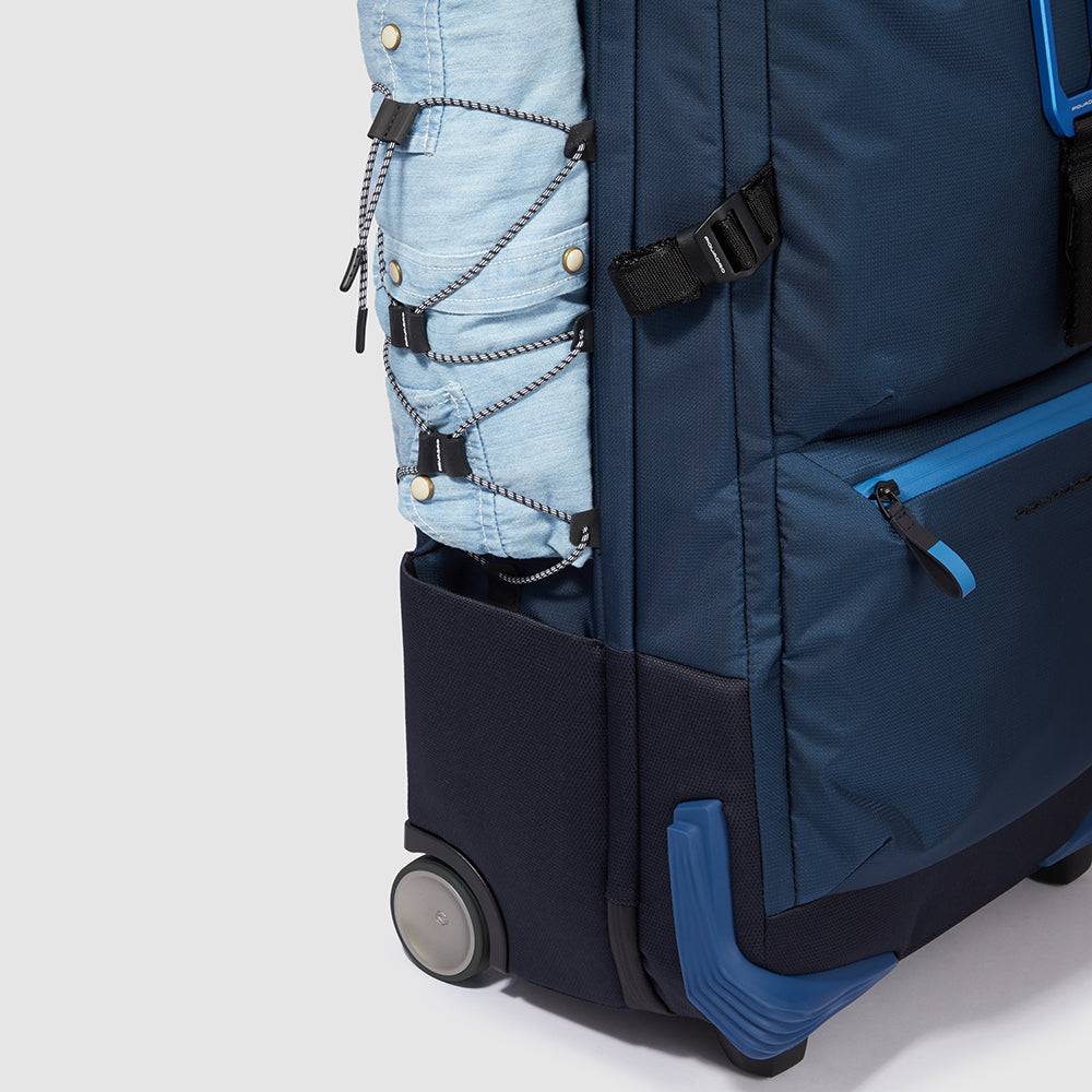 Piquadro Modular wheeled duffel in recycled fabric Negozio