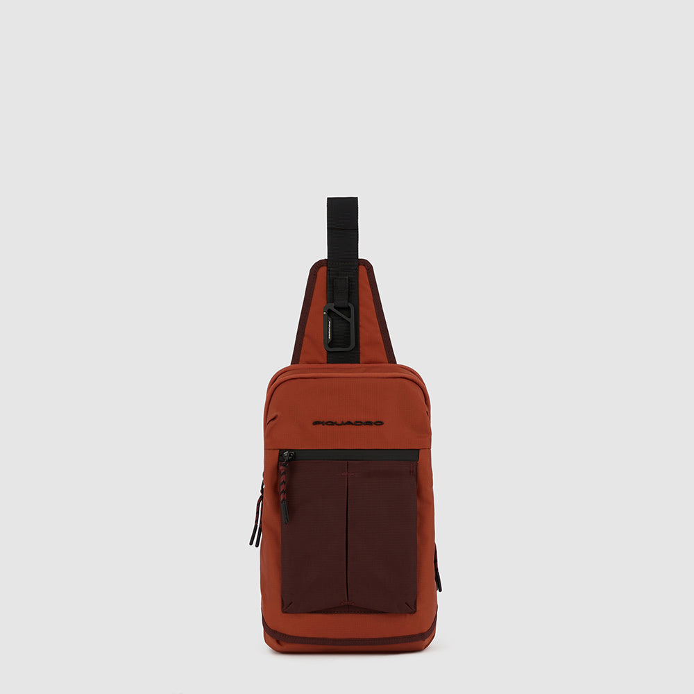 Piquadro Mono sling bag in recycled fabric I Più Venduti