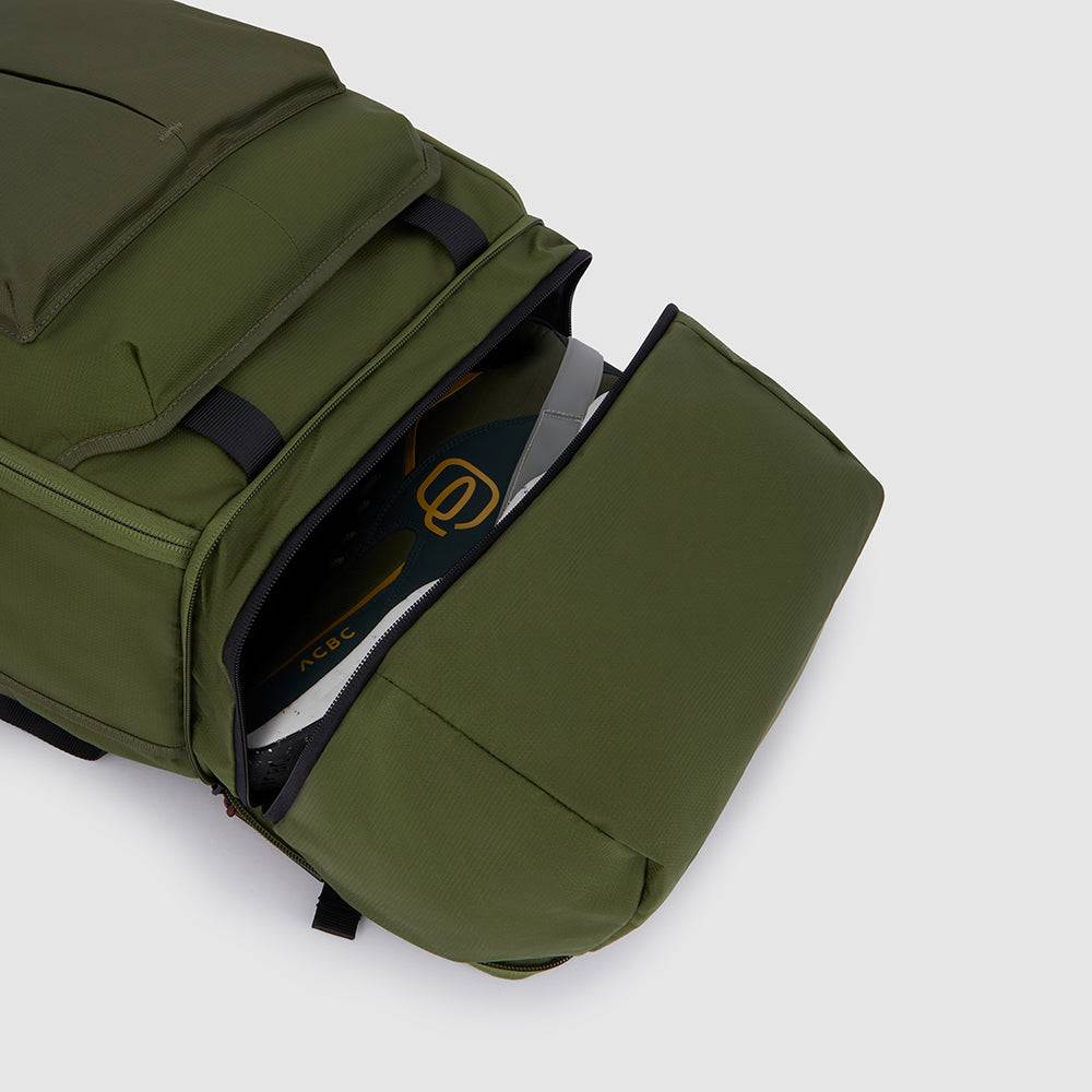 Piquadro Convertible backpack duffel bag in recycled fabric Negozio