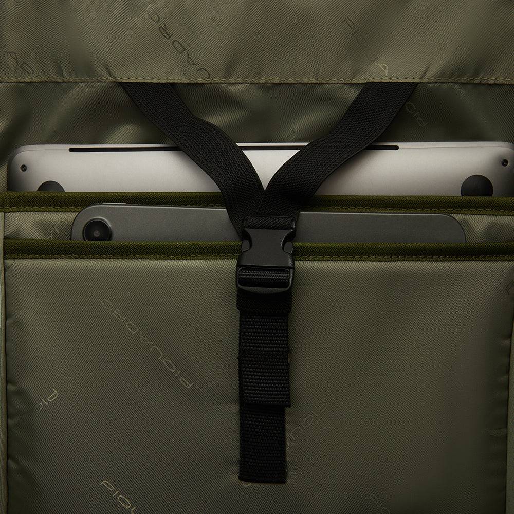 Piquadro Convertible backpack duffel bag in recycled fabric Negozio