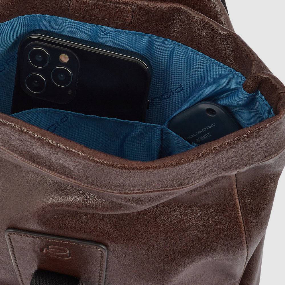 Piquadro Roll top mono sling bag Vendita