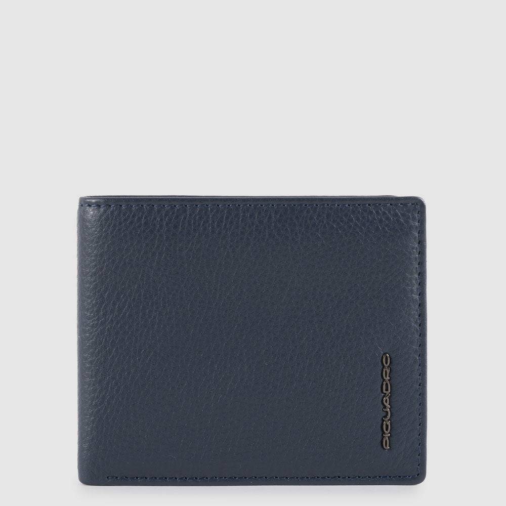 Piquadro Men’s wallet with flip up ID window, coin pocket Offerta