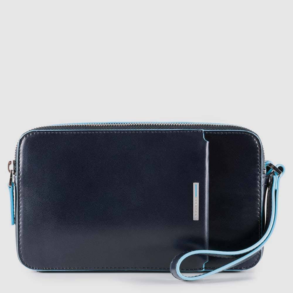 Piquadro Men’s wrist clutch bag with front slip pocket In Vendita