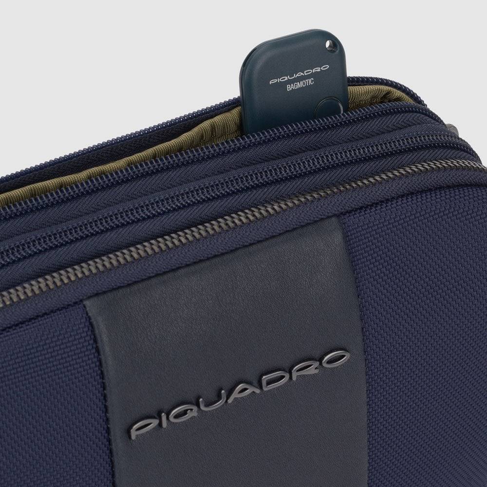Piquadro Wrist clutch bag in recycled fabric Vendita Economica
