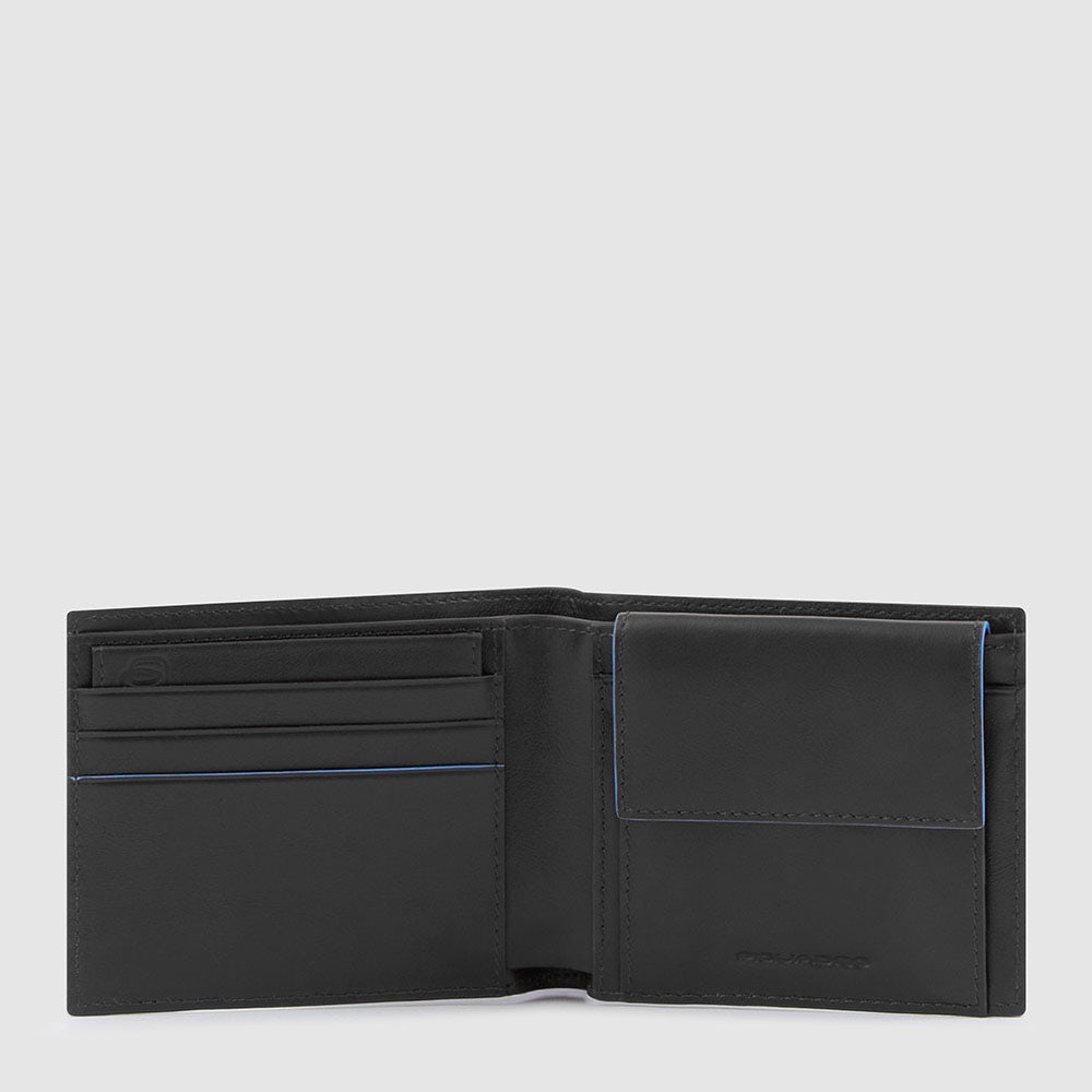Piquadro Men’s wallet with coin pocket In Linea