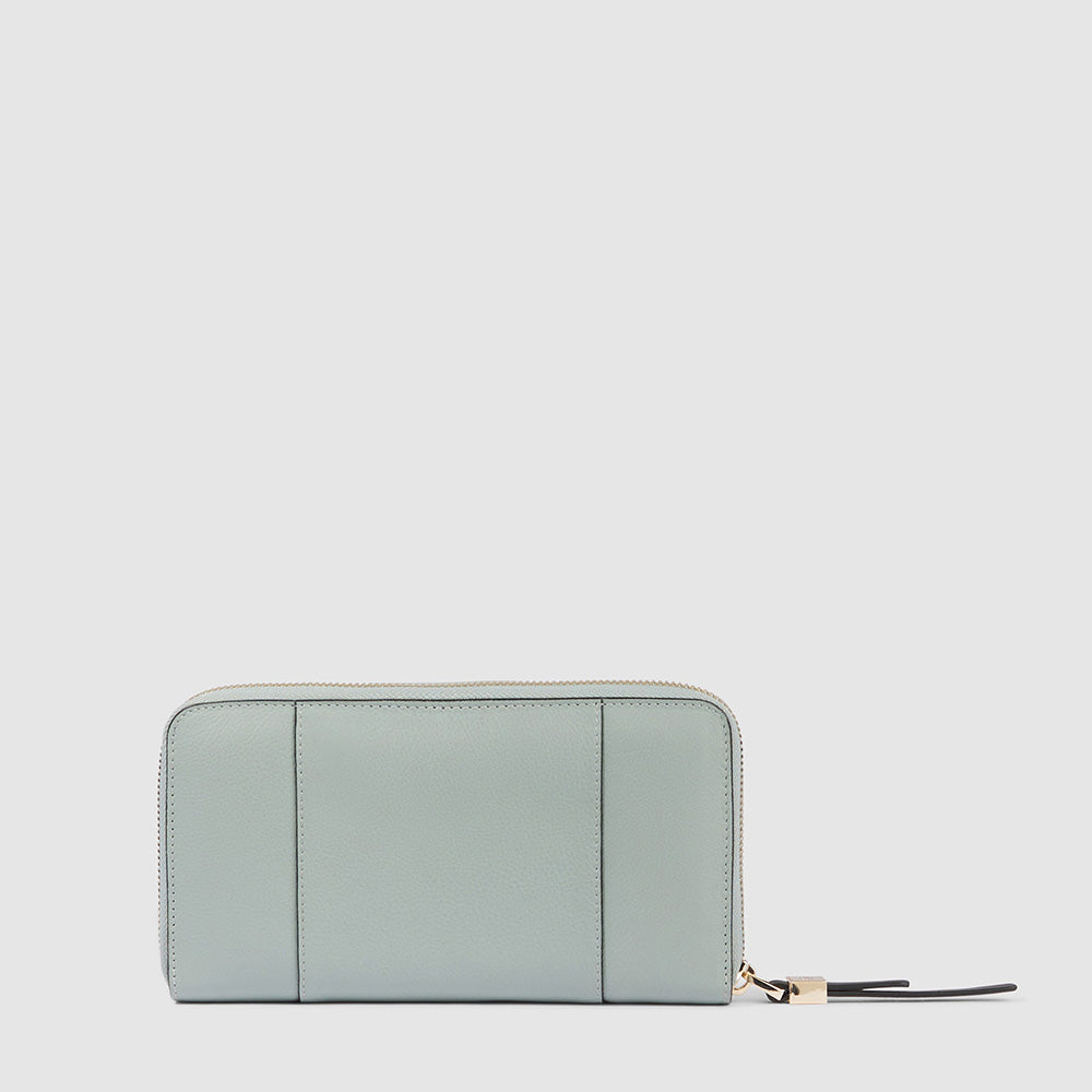 Piquadro Zip-around women’s wallet with four dividers Online