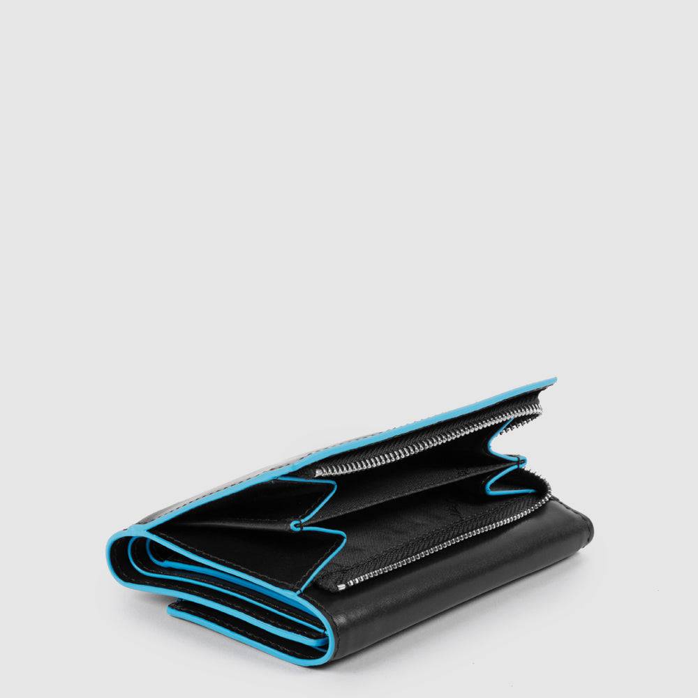 Piquadro Small size, women's wallet with rear money pocket Saldi Di Fabbrica