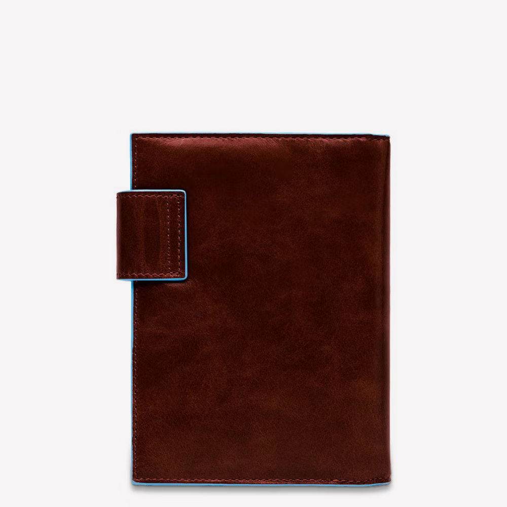 Piquadro Large leather organiser with Italy