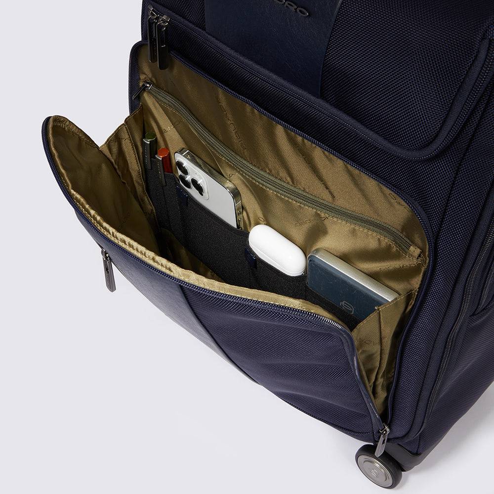 Piquadro Cabin size, computer spinner 15,6" Smaltimento dello stoccaggio