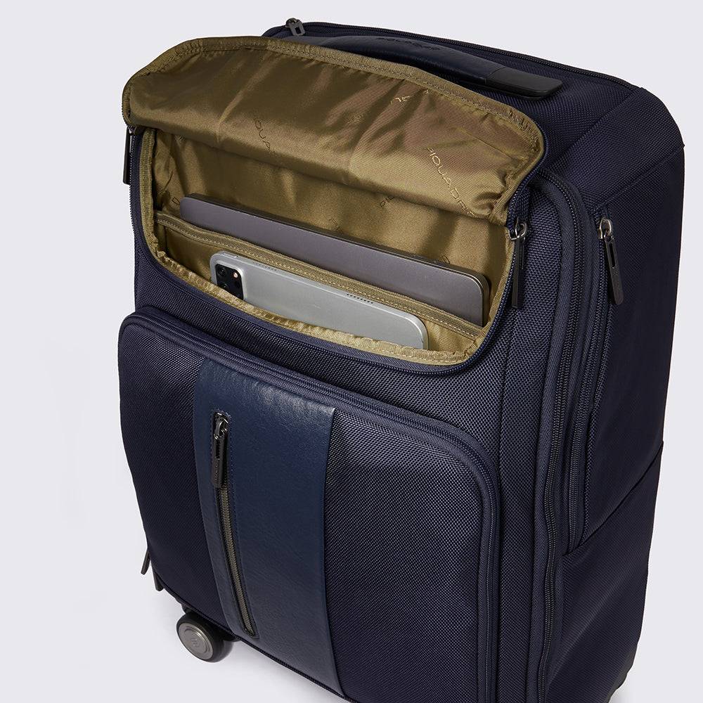 Piquadro Cabin size, computer spinner 15,6" Smaltimento dello stoccaggio