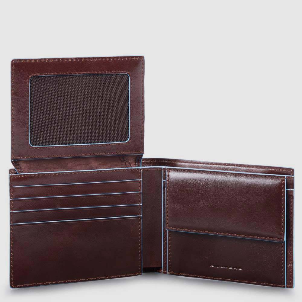 Piquadro Men’s wallet with flip up ID window, c Qualità