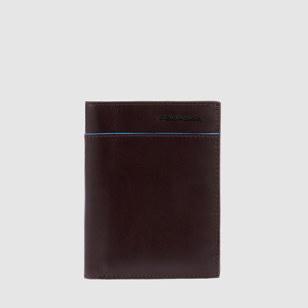 Piquadro Vertical men’s wallet with banknote, credit card a
