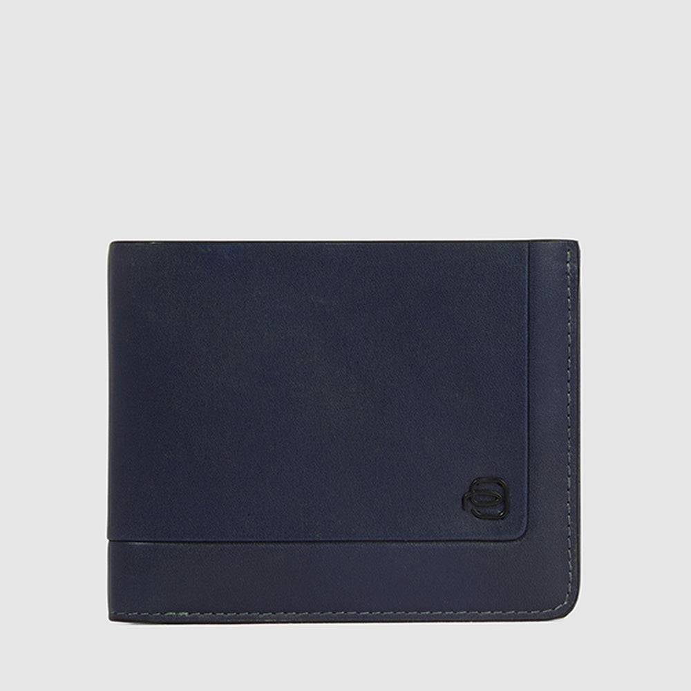 Piquadro Slim men’s wallet with zipped coin pocket Consegna Veloce