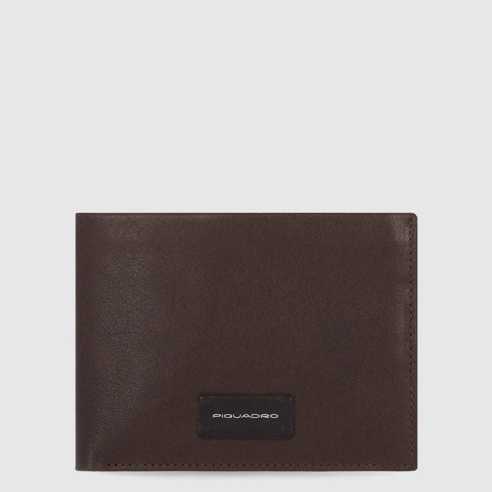 Piquadro Men’s wallet with zipped coin pocket Economico