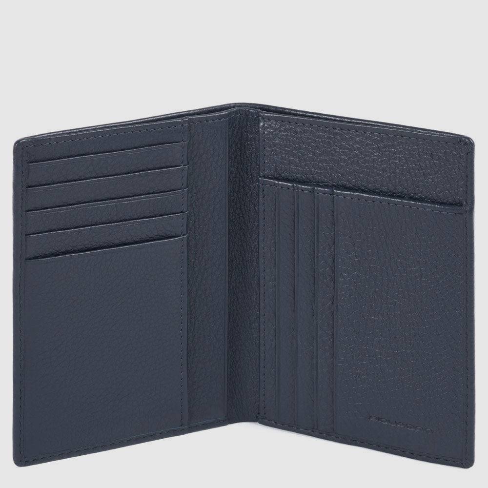 Piquadro Vertical men’s wallet with banknote, credit card a Outlet
