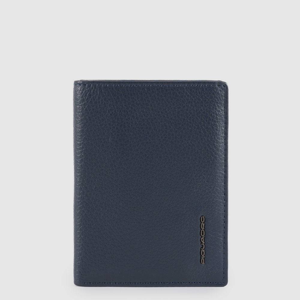 Piquadro Vertical men’s wallet with banknote, credit card a Outlet