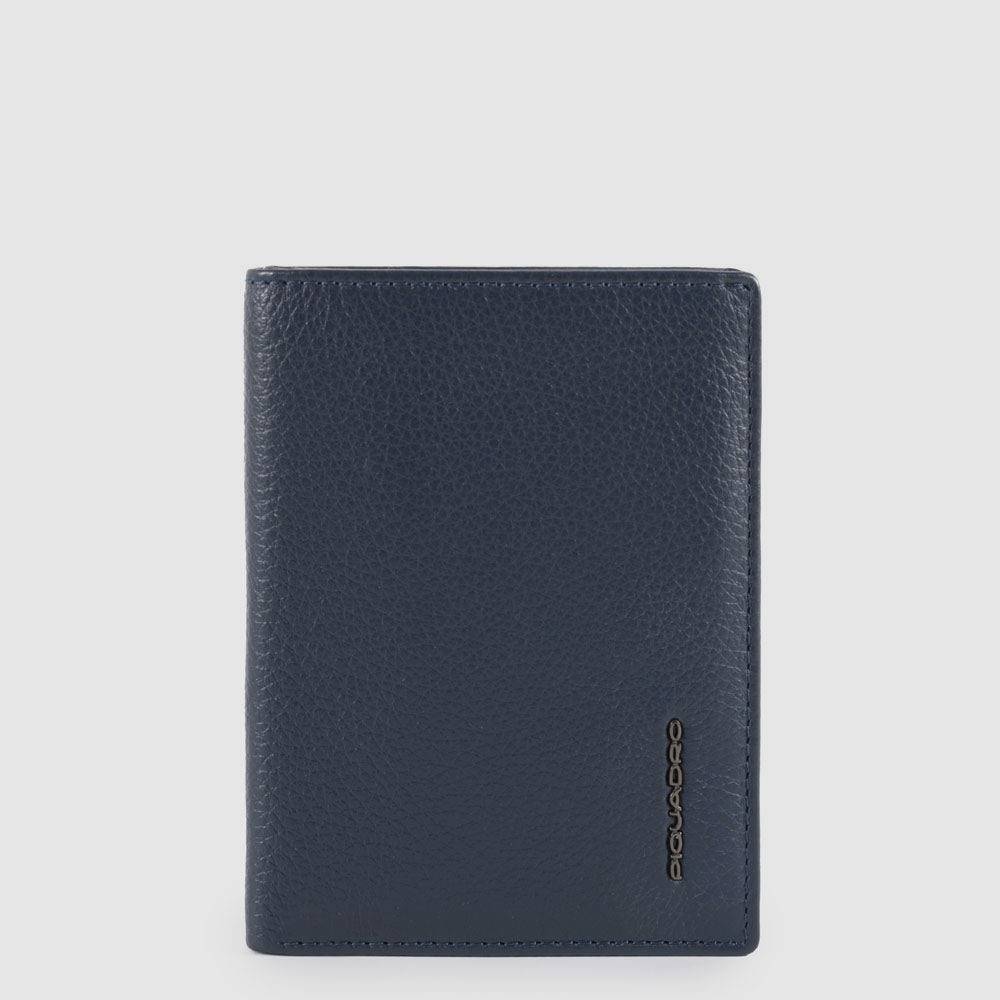 Piquadro Vertical men’s wallet with banknote, credit card a Outlet