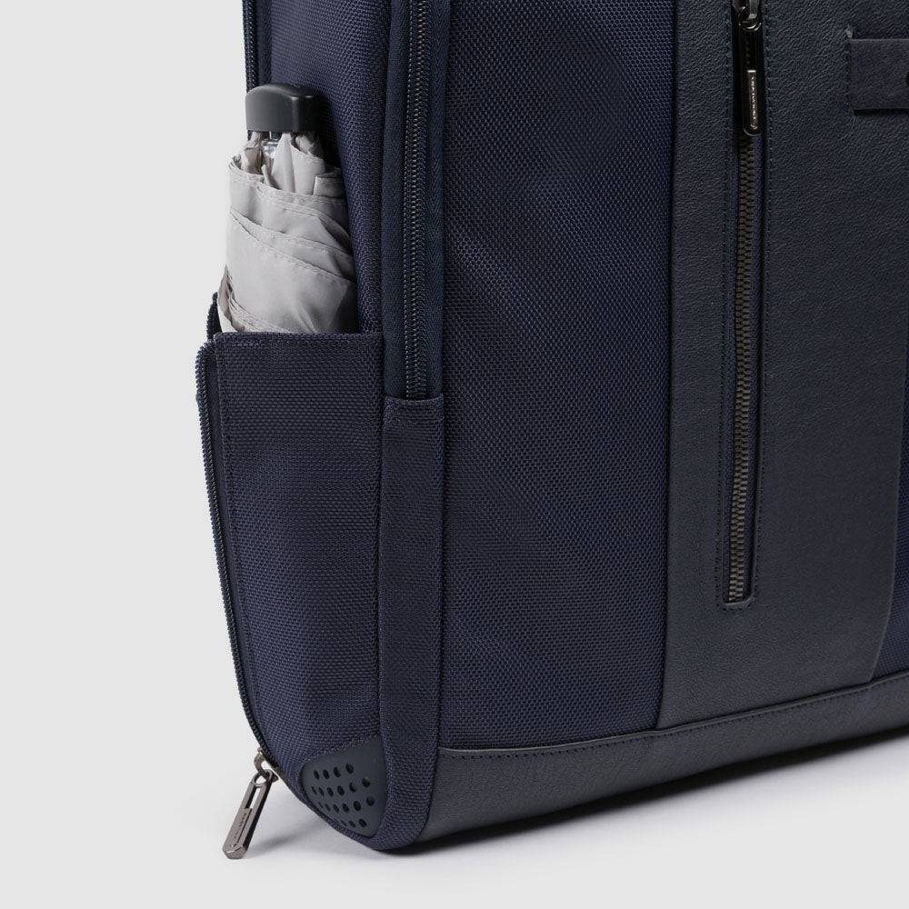 Piquadro Computer backpack 15,6" in recycled fabric Negozio