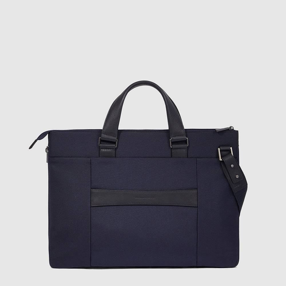 Piquadro Expandable, slim laptop bag 15,6" In Saldo