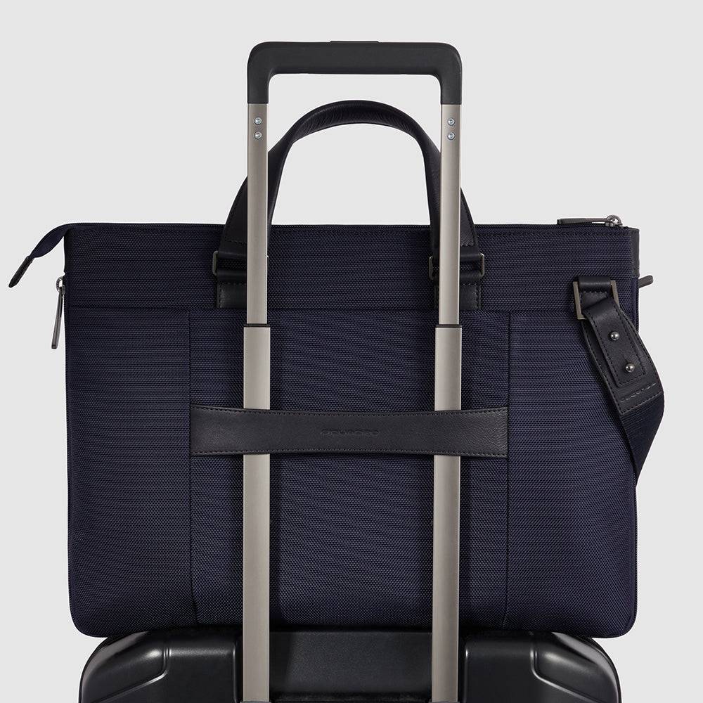 Piquadro Expandable, slim laptop bag 15,6" In Saldo