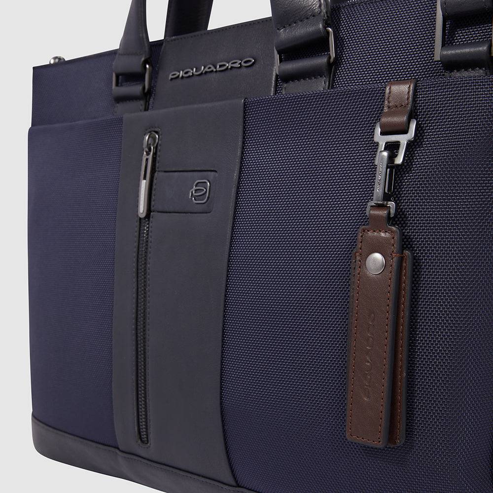 Piquadro Expandable, slim laptop bag 15,6" In Saldo