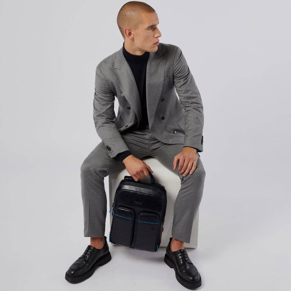Piquadro Computer backpack with pocket for AirPods® Pezzi Unici