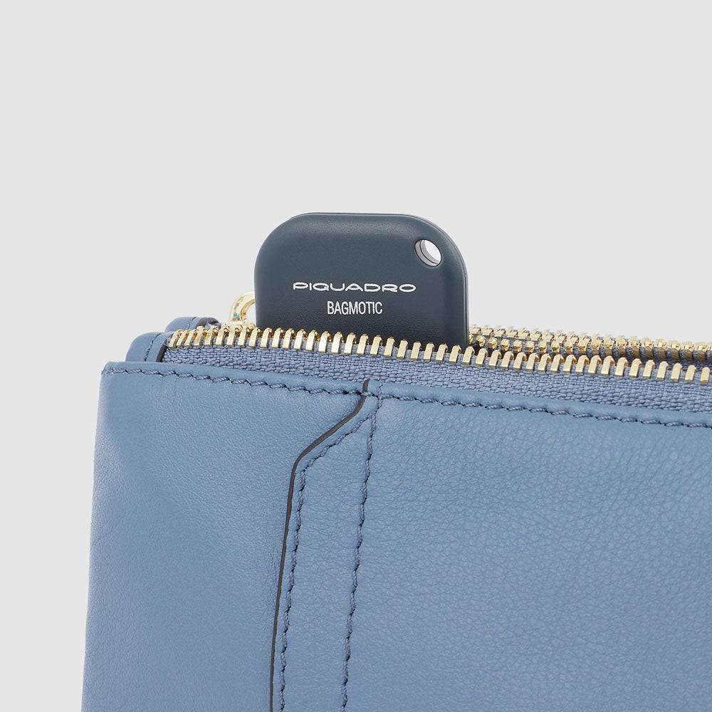 Piquadro Women’s clutch with removable shoulder strap Consegna Veloce