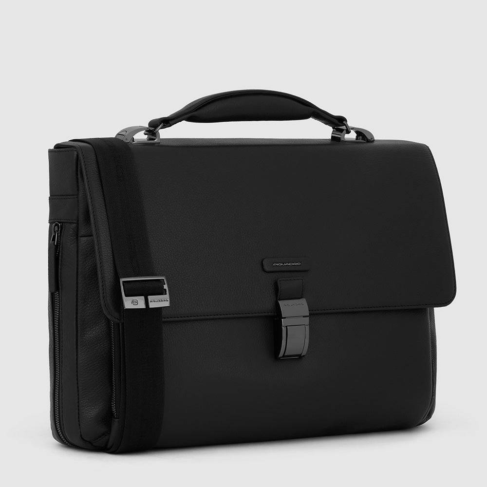 Piquadro Flap-over, expandable computer bag 15,6" Novità
