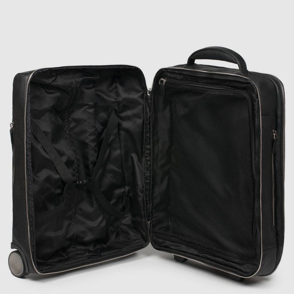 Piquadro Cabin trolley with double computer and Vendite Flash