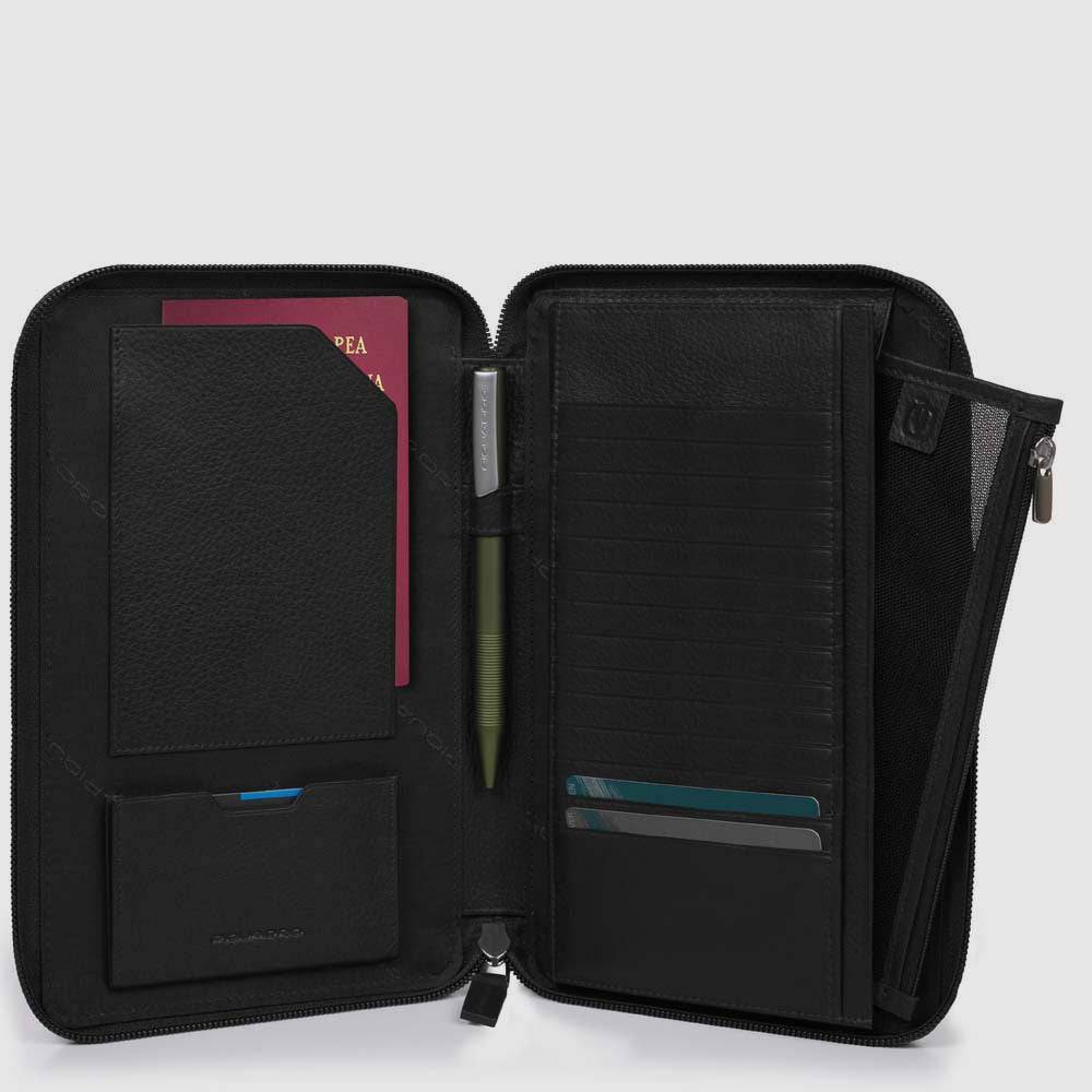 Piquadro Travel document holder with credit card slots Negozio