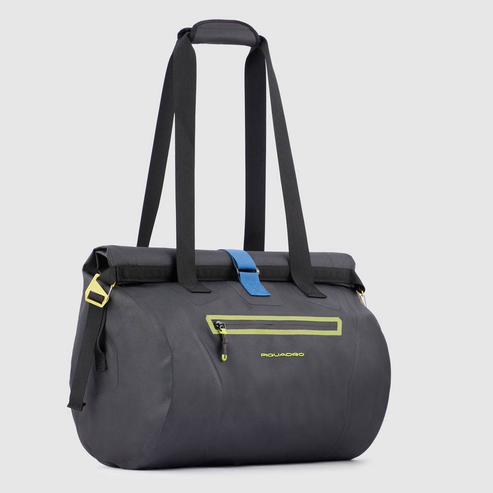 Piquadro waterproof duffel bag with latch roll top, In Saldo