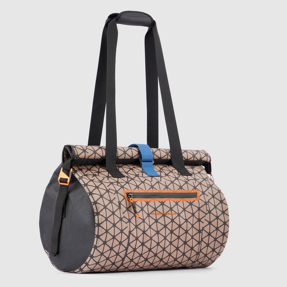 Piquadro waterproof duffel bag with latch roll top, Moda