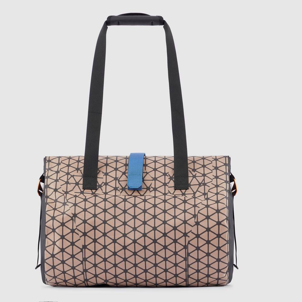 Piquadro waterproof duffel bag with latch roll top, Moda