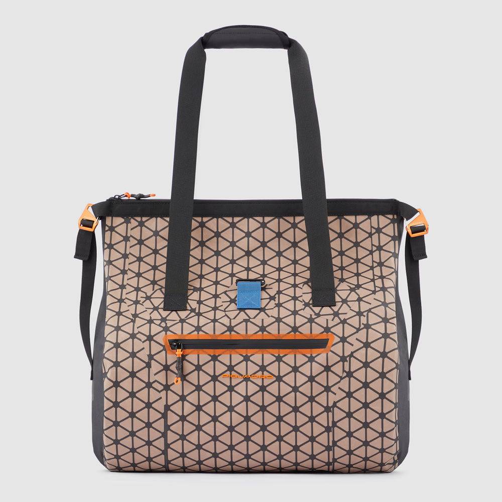 Piquadro waterproof duffel bag with latch roll top, Moda