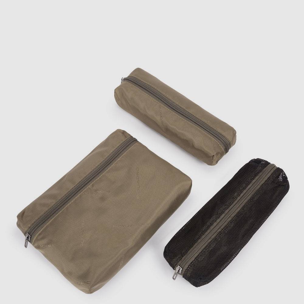 Piquadro Hanging toiletry bag in recycled fabric Shopping Online