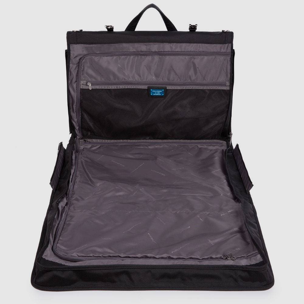 Piquadro Folding garment bag in recycled fabric Convenienza