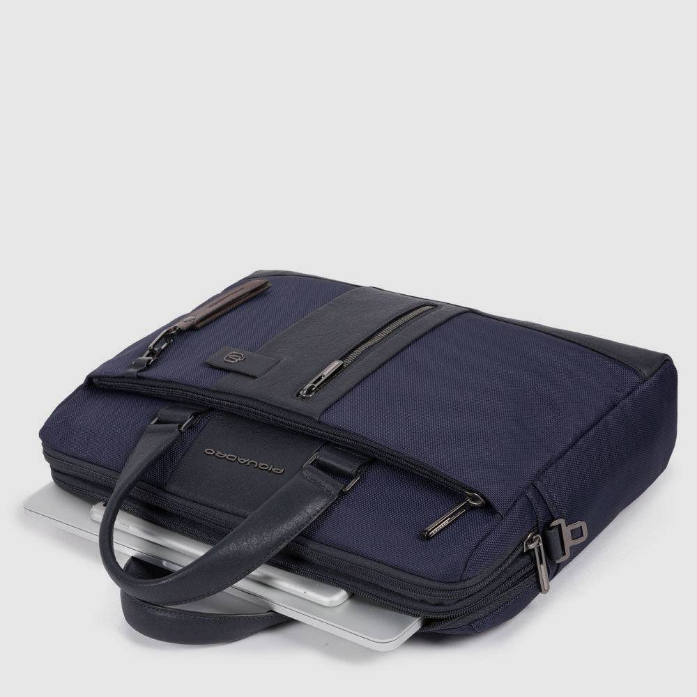 Piquadro Laptop bag 15,6" in recycled fabric Vendita Economica