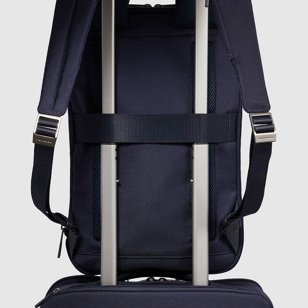 Piquadro Slim computer backpack 15,6" in recycled fabric I Più Venduti