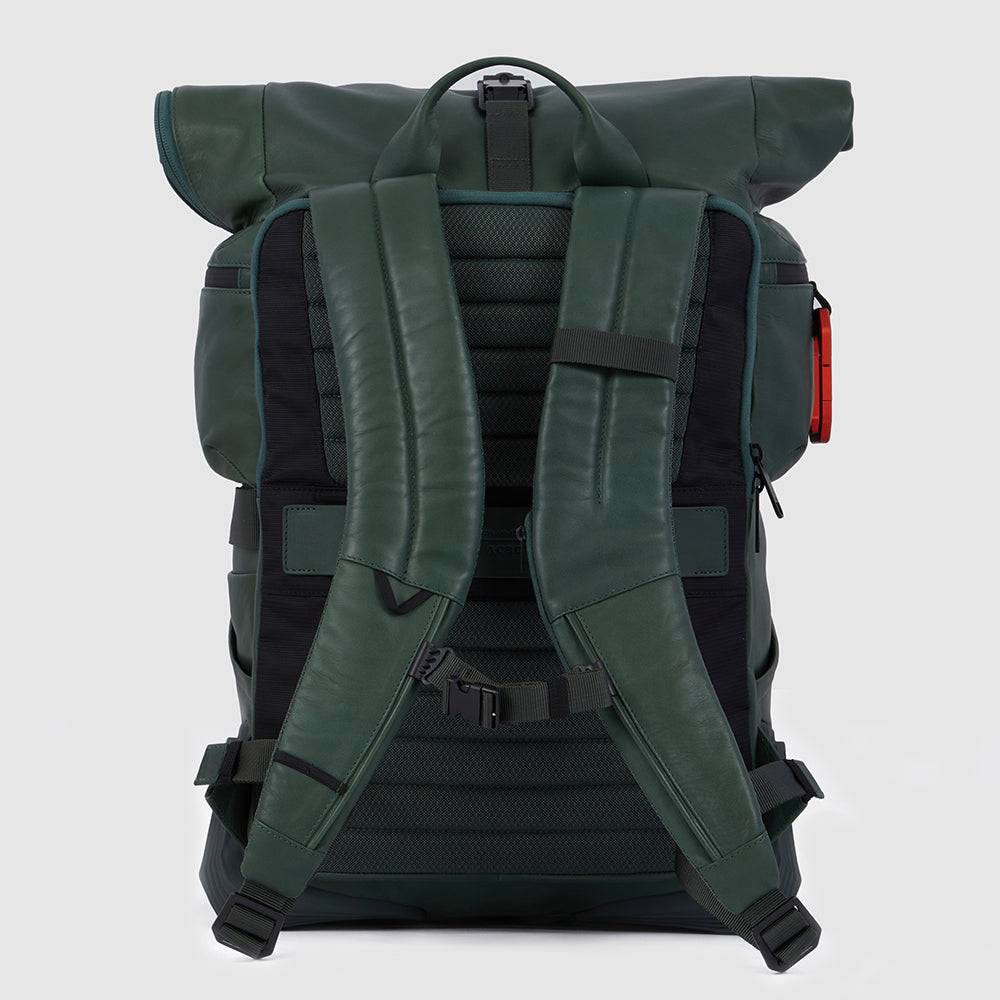 Piquadro Roll-top computer 15,6" and iPad®Pro12,9" backpack Negozio