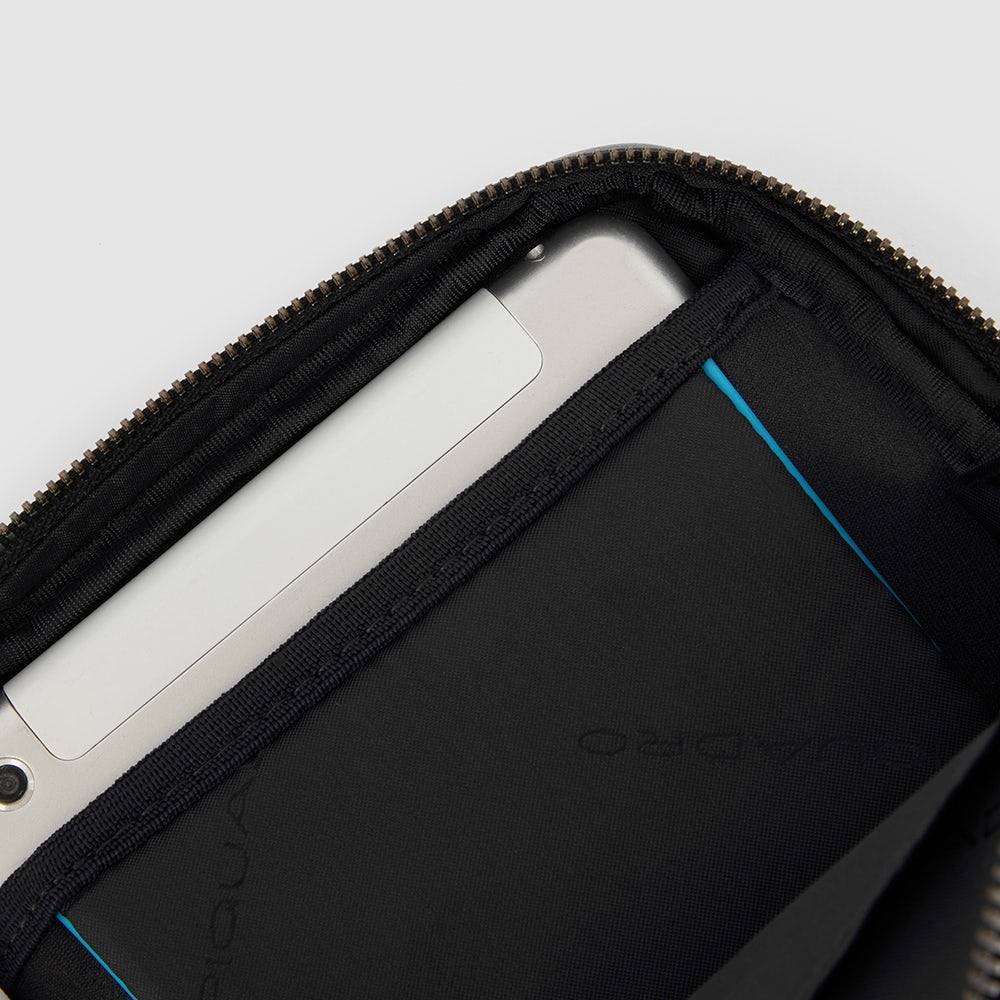 Piquadro Pocket crossbody bag with iPad®mini compartment Italy