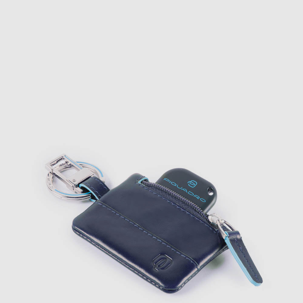 Piquadro Keychain with CONNEQU and side zipped pocket 2025
