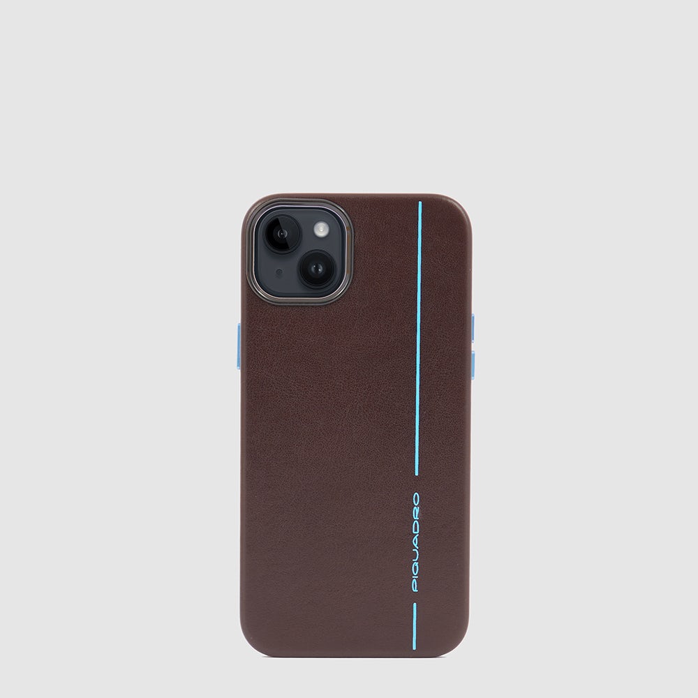 Piquadro Leather case for iPhone® 14 with 6,7” display Acquista Ora