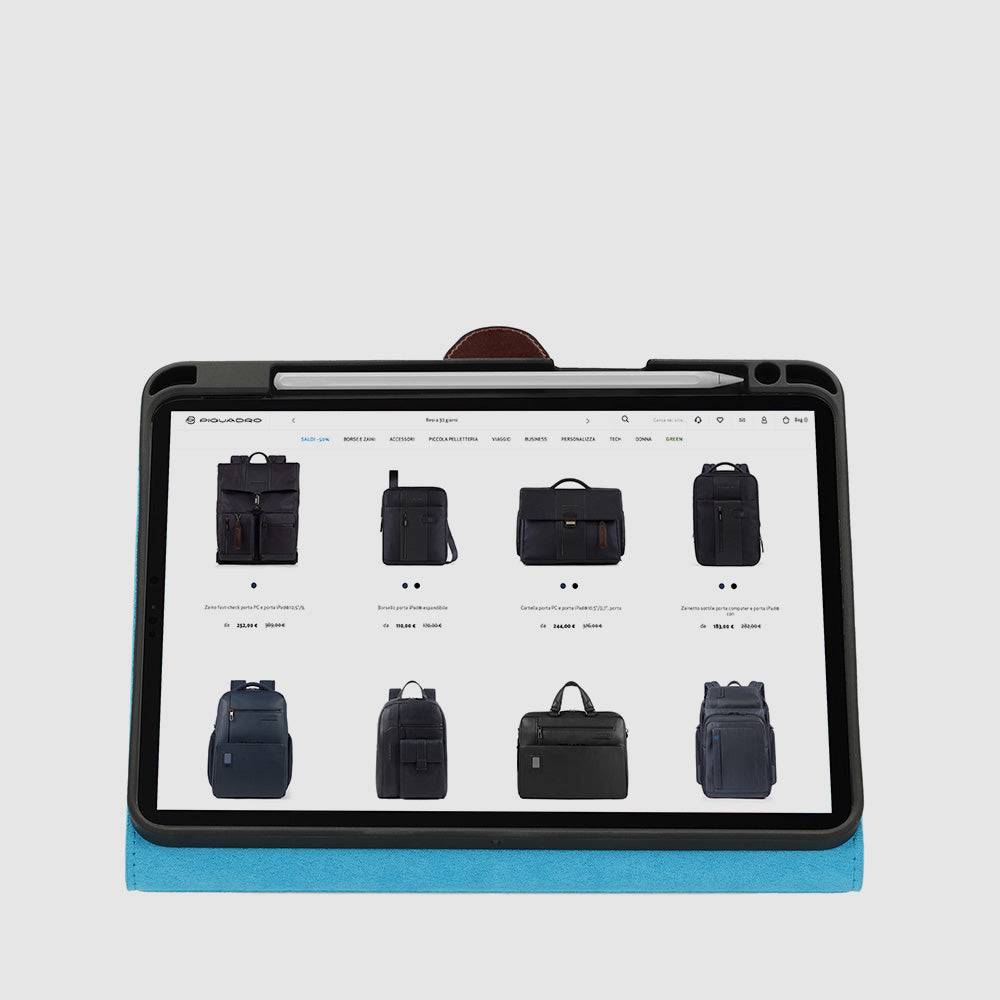 Piquadro iPad®Pro 11’’ stand up leather case Promozione Limitata