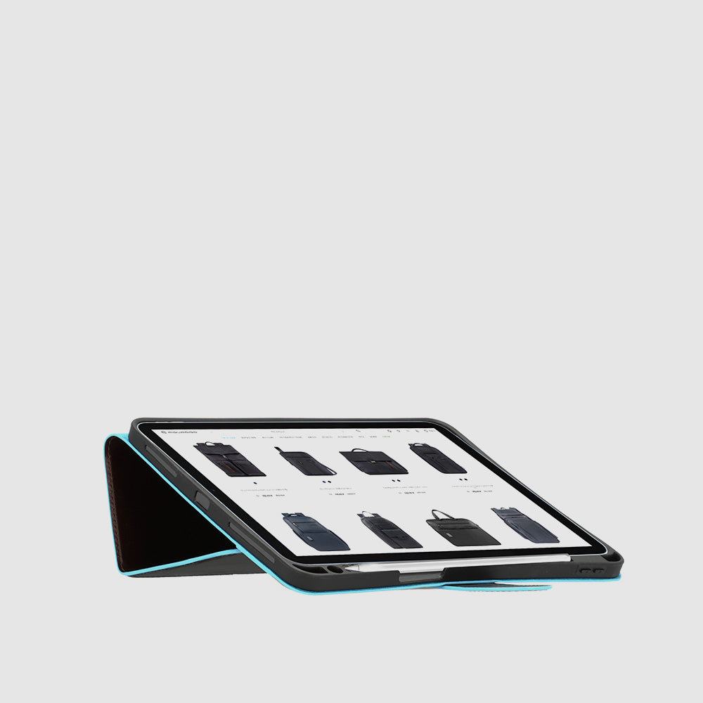 Piquadro iPad®Pro 11’’ stand up leather case Promozione Limitata