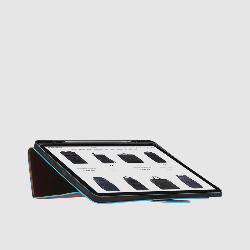 Piquadro iPad®Pro 12,9" stand up leather case Prezzo Ridotto